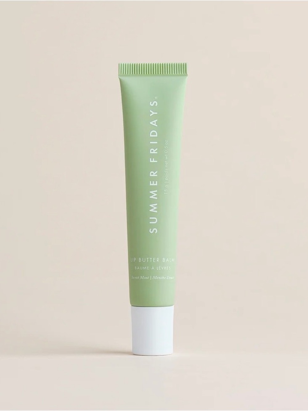 Summer Fridays Lip Butter Balm in Light Green Tube